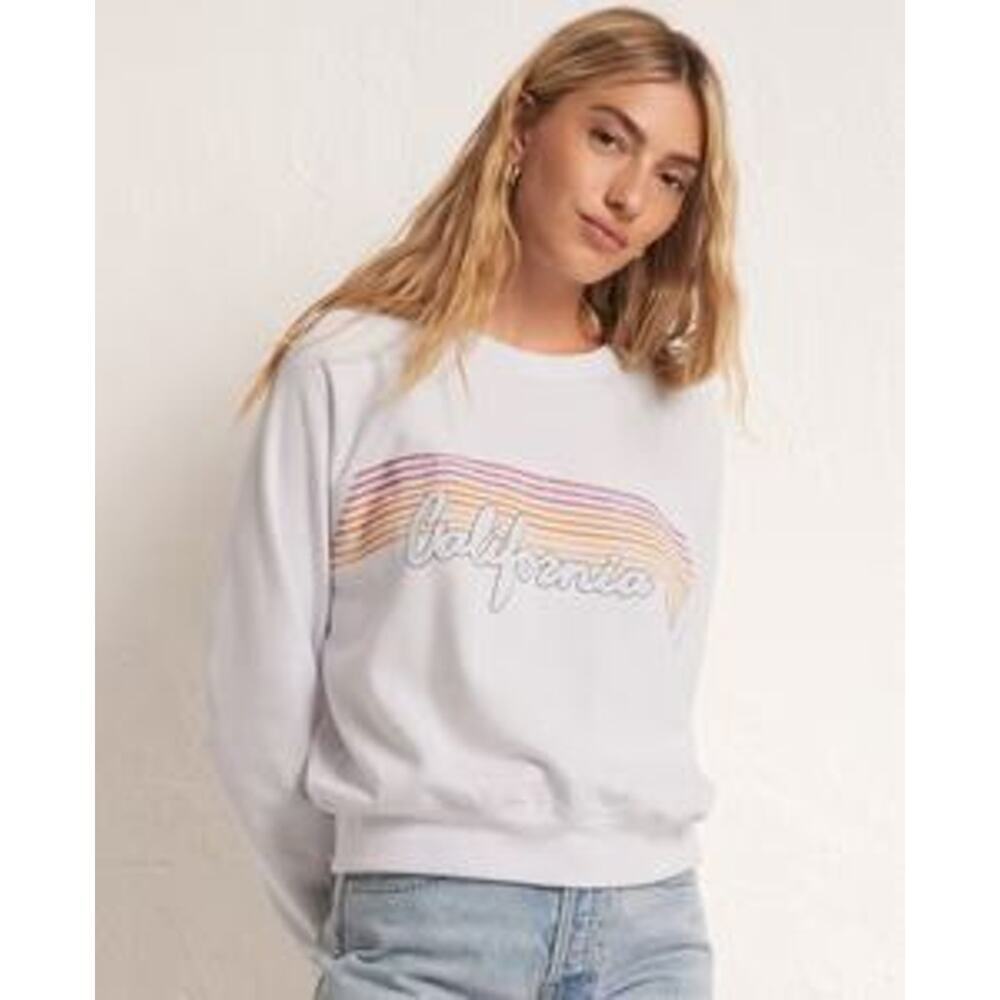SOLD NEW Z Supply California Sweatshirt Sz Small $90 MSRP